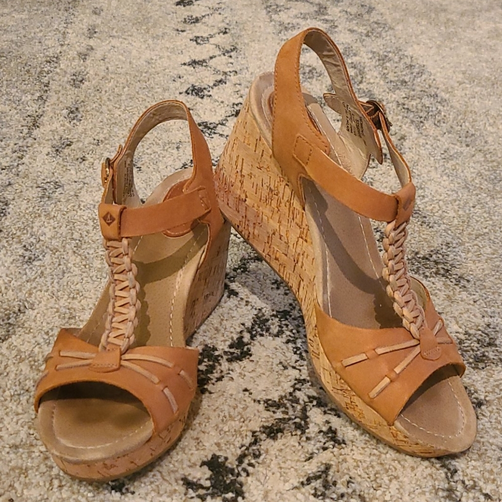 SPERRY Top Sider Wedge Open Toe Sandals